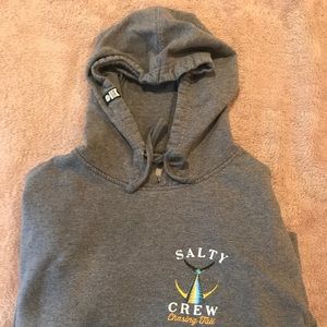 Grey Salty Crew Hoodie
